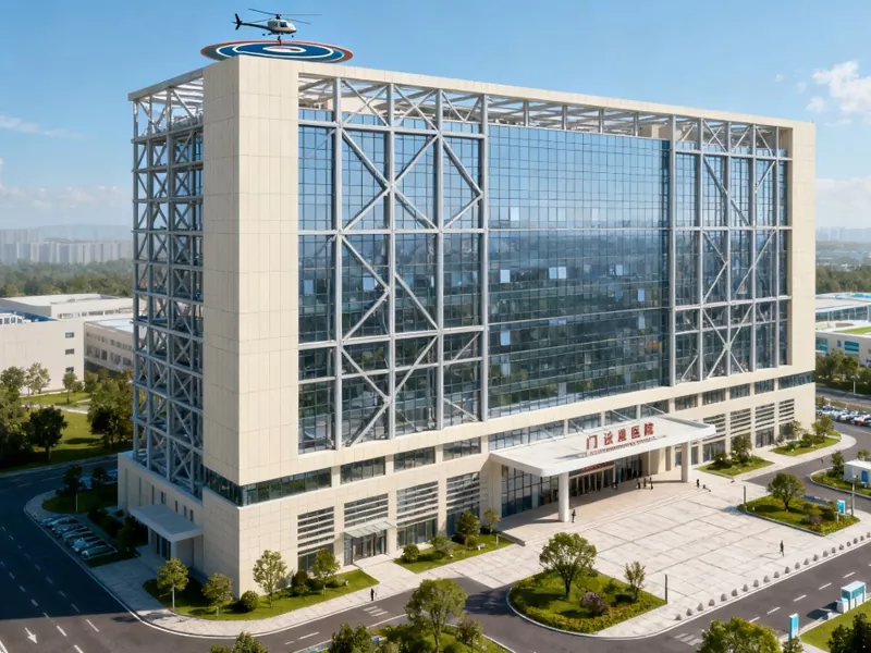 Wat moet jy van 'n hospitaal-staalgebou eis?