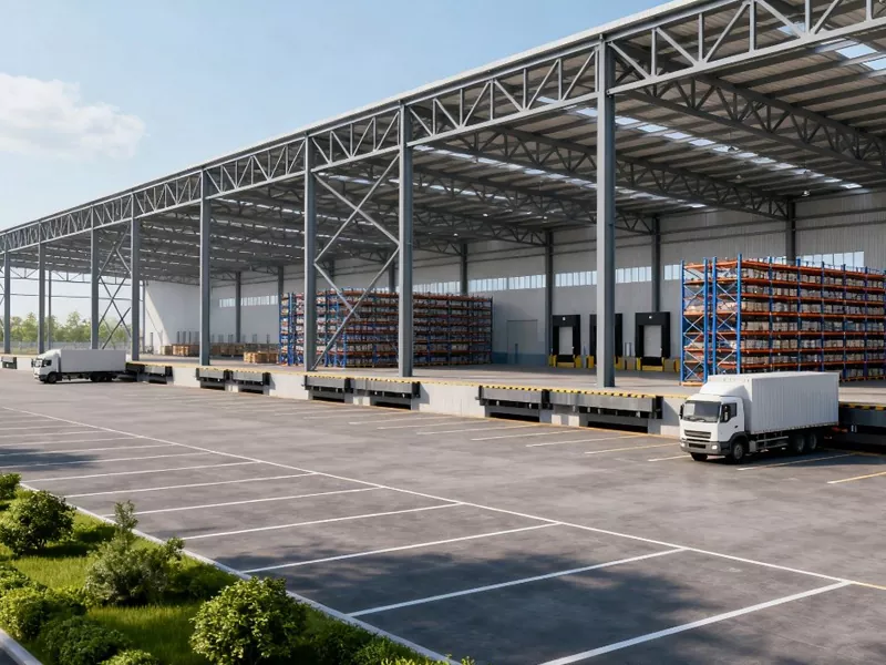 Staalstruktuurverspreidingsentrumgebou